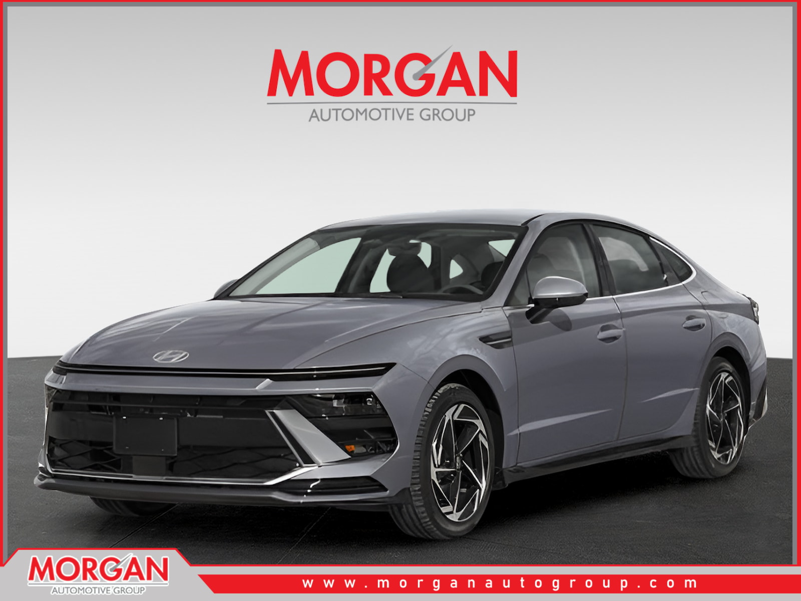 2026 Hyundai SONATA SEL Sport in Portofino Gray — front three-quarter view