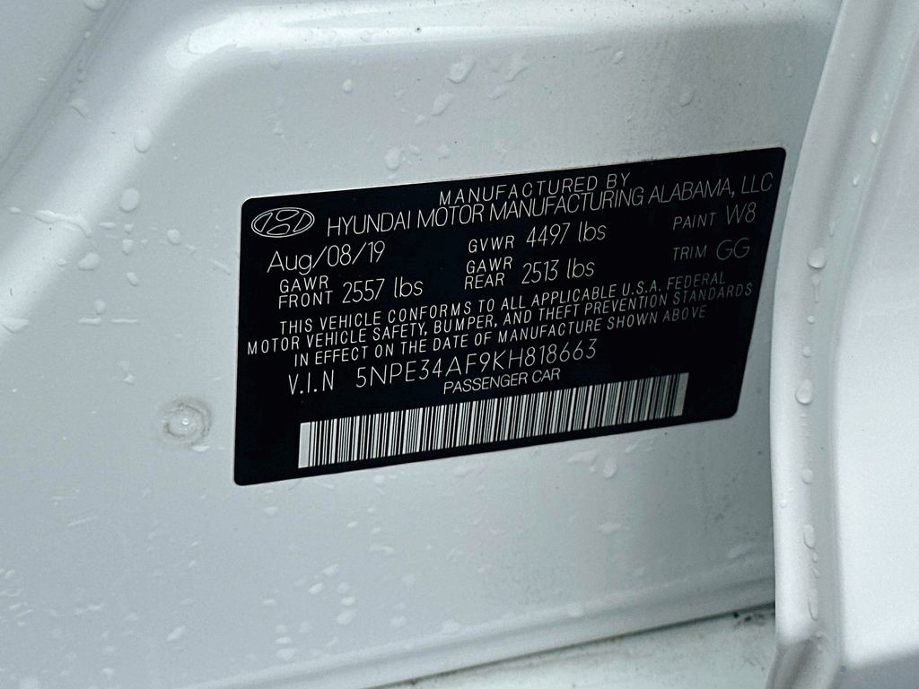 Used 2019 White Hyundai SEL image 31