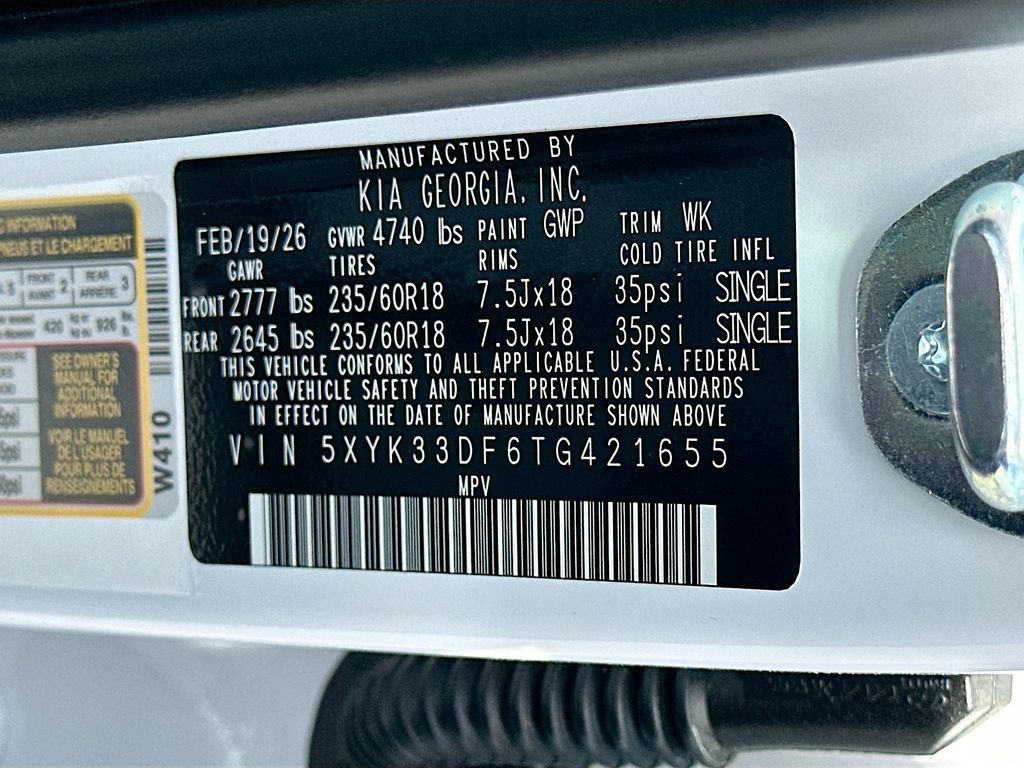New 2026 White Kia EX image 31