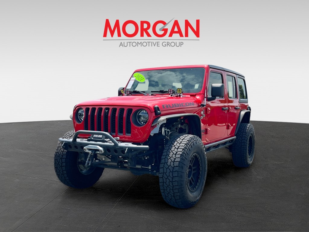 Used 2021 Red Jeep Unlimited Rubicon image 3
