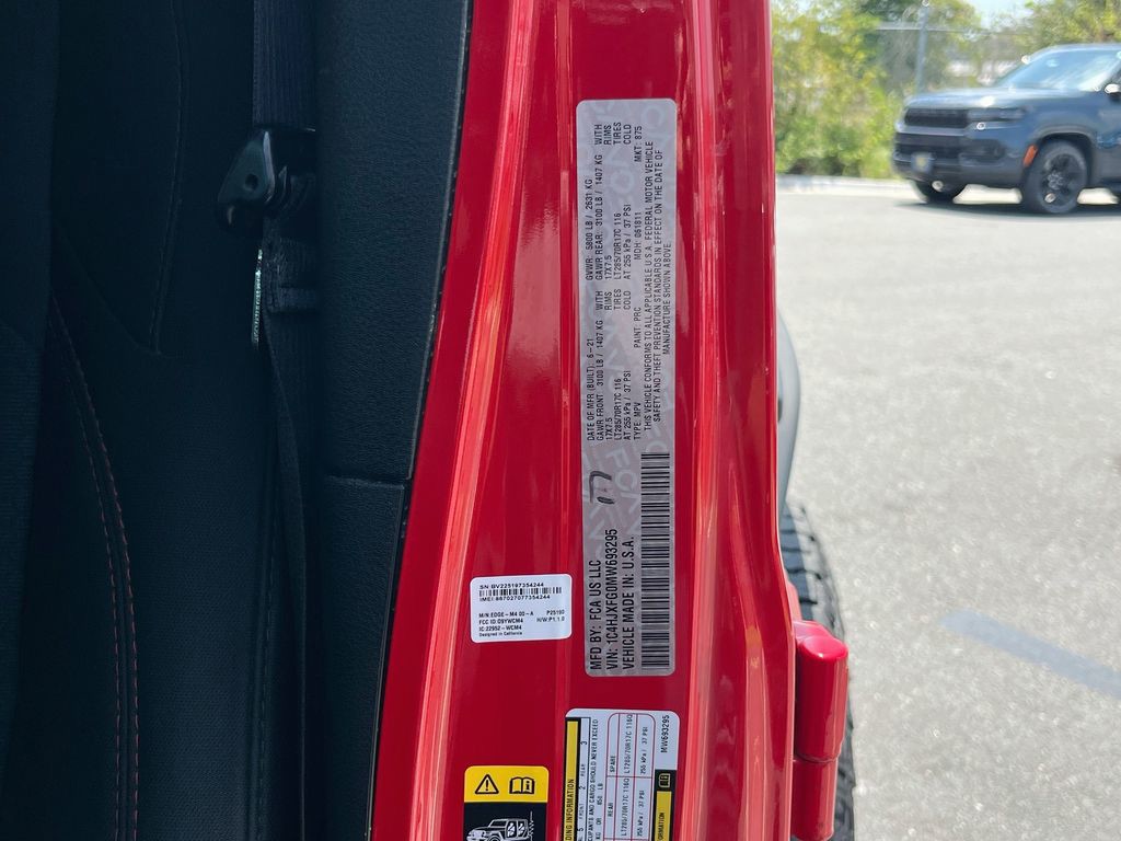 Used 2021 Red Jeep Unlimited Rubicon image 28