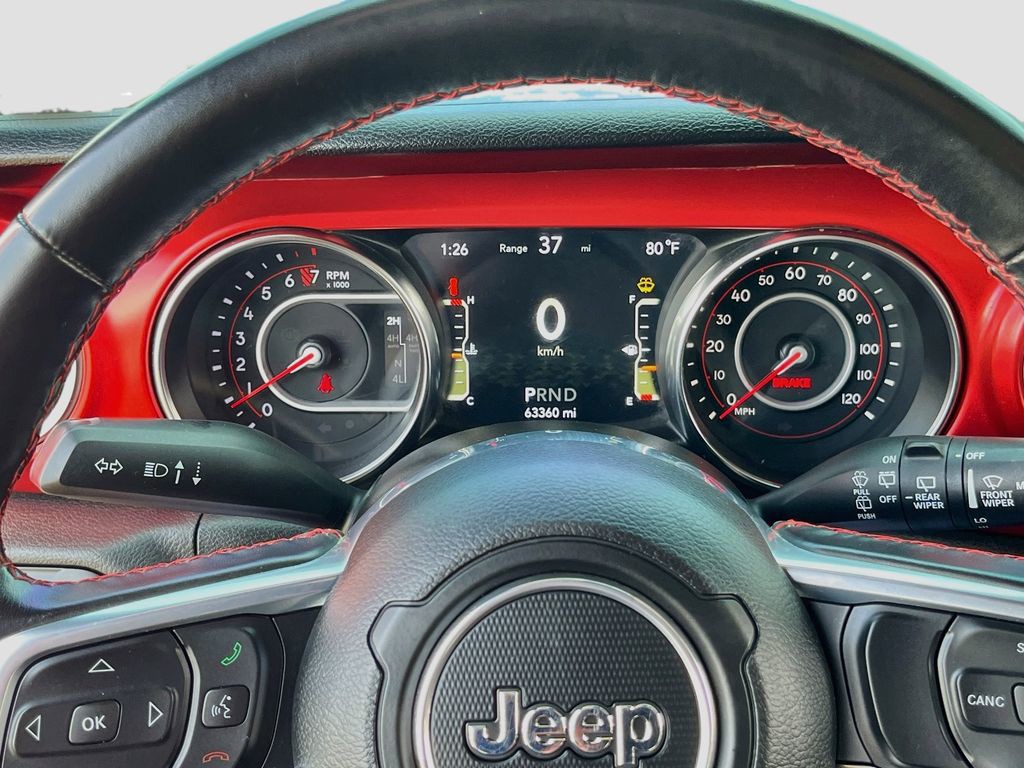 Used 2021 Red Jeep Unlimited Rubicon image 12