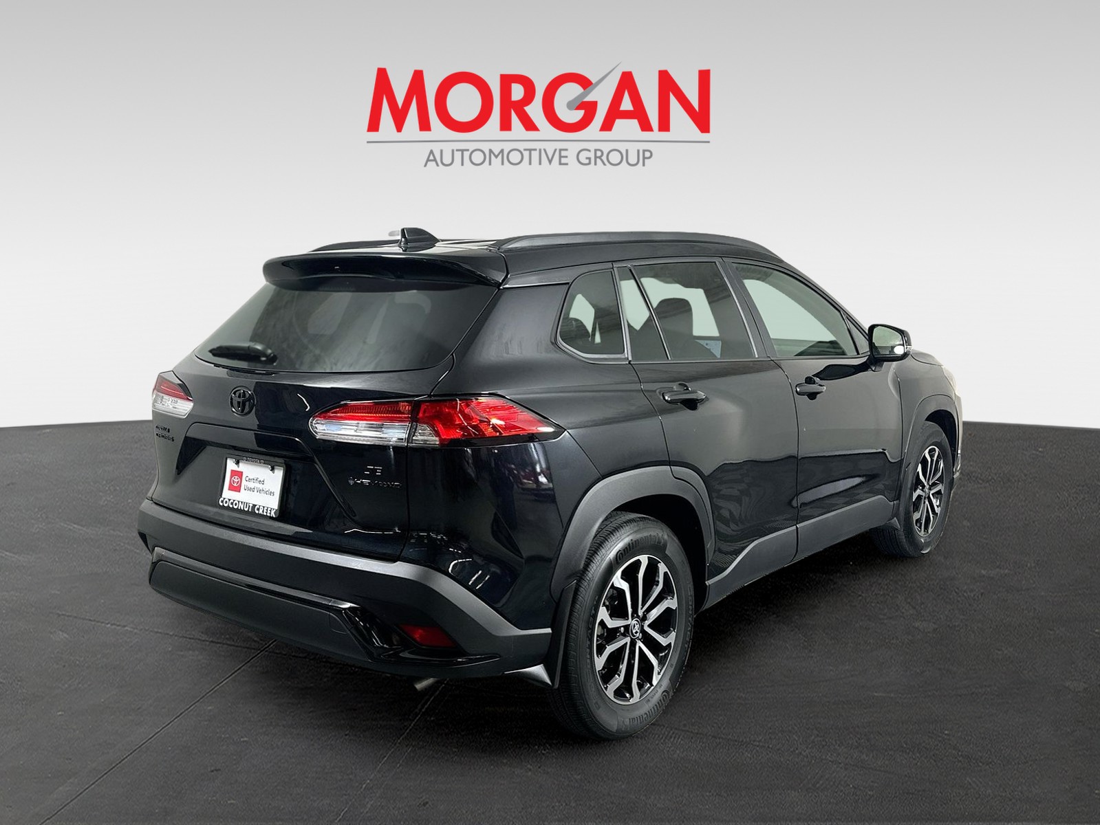 Certified Used 2025 Jet Black Toyota Hybrid SE image 3