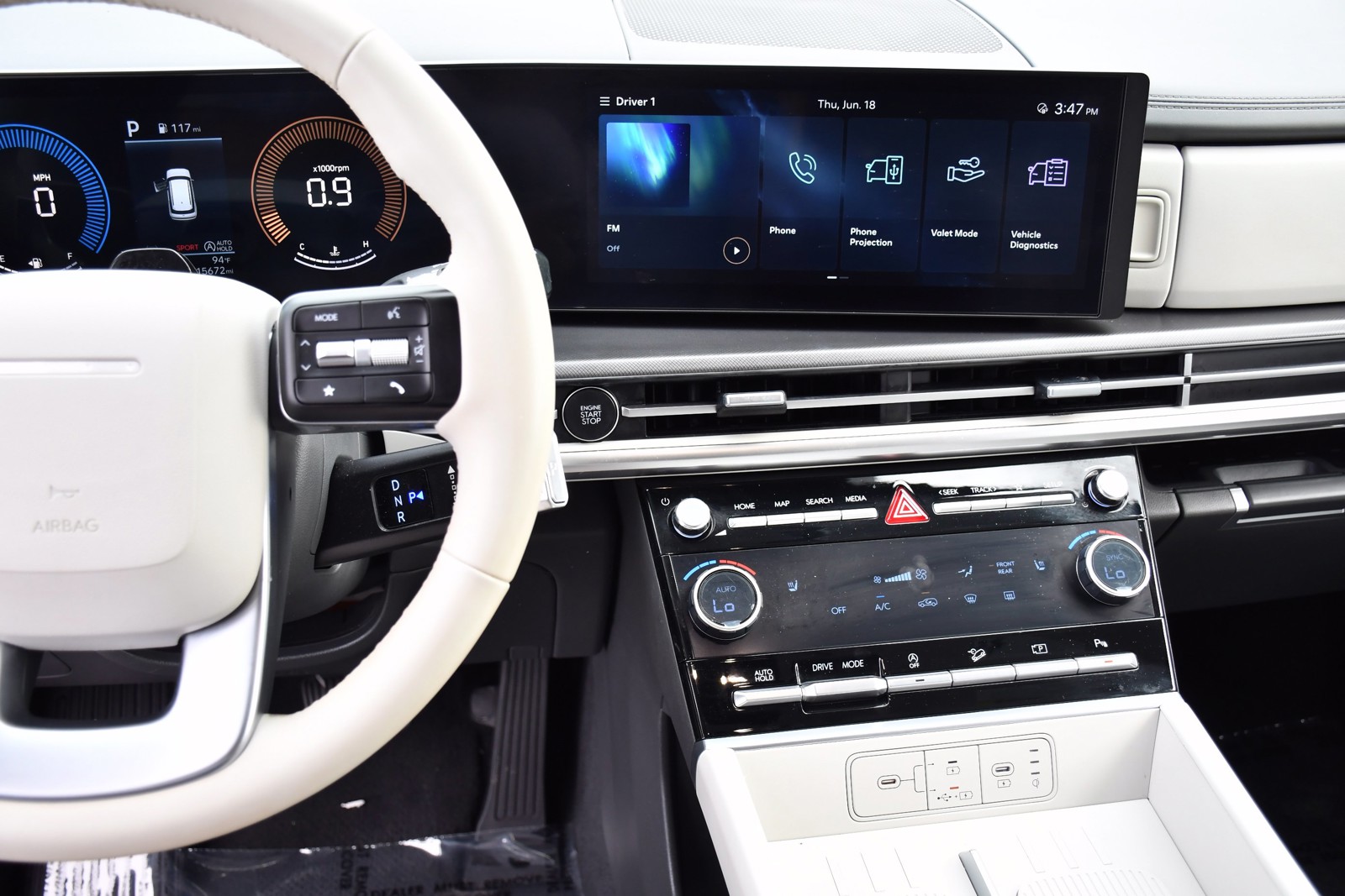 Used 2025 Serenity White Hyundai SEL image 12