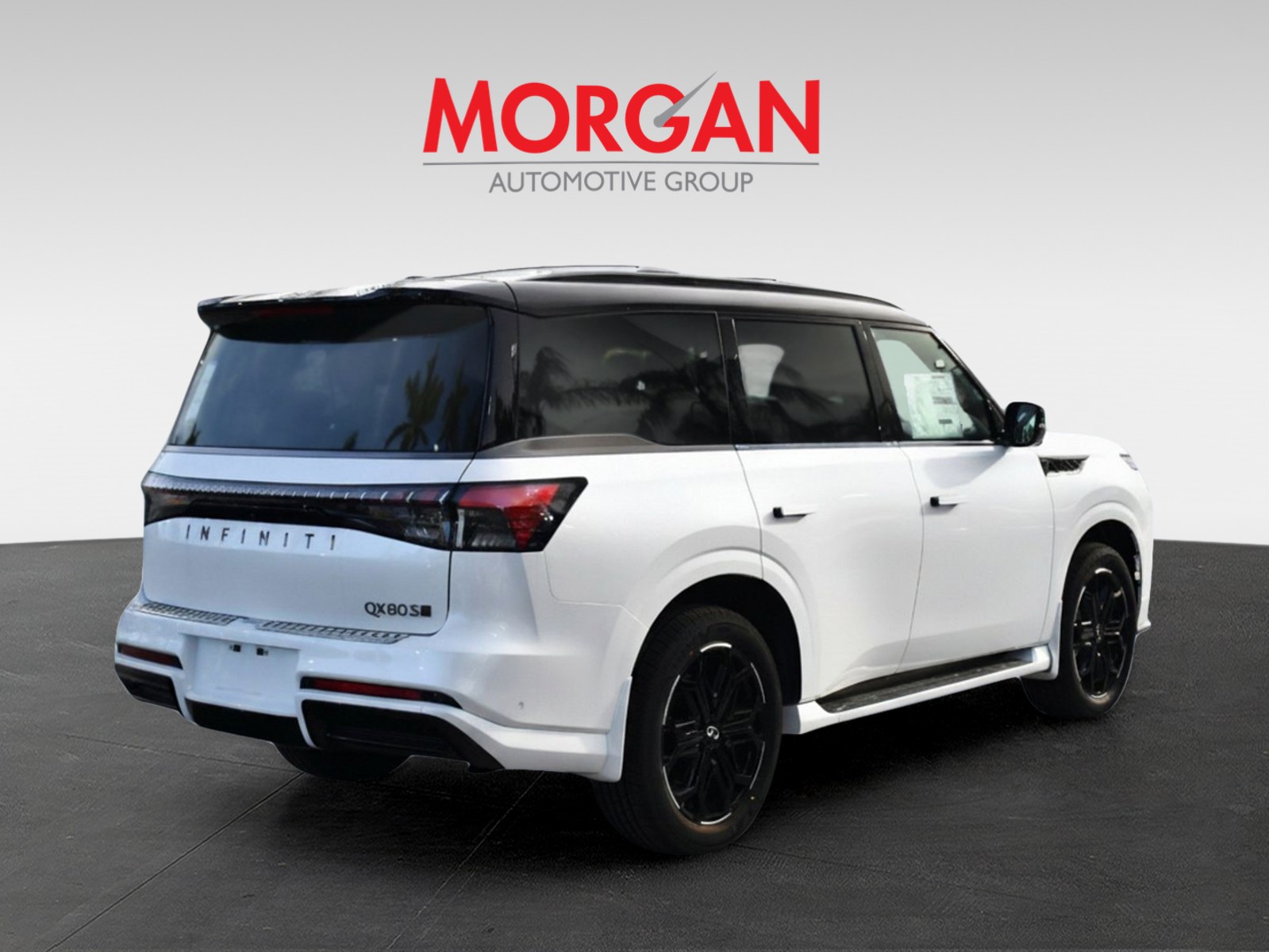 New 2026 Radiant White/Black Obsidian INFINITI SPORT image 4