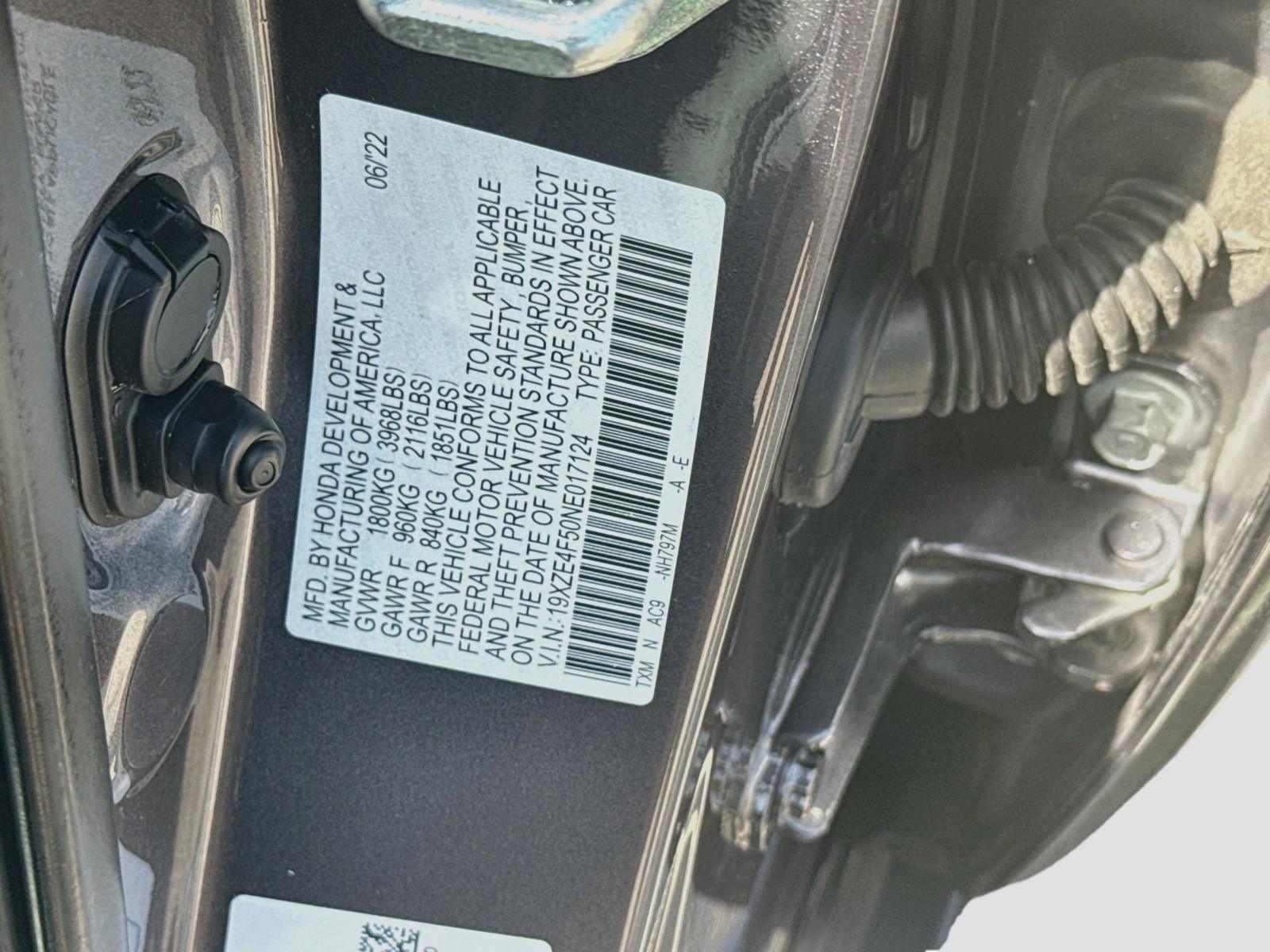 Certified Used 2022 Modern Steel Metallic Honda EX image 36