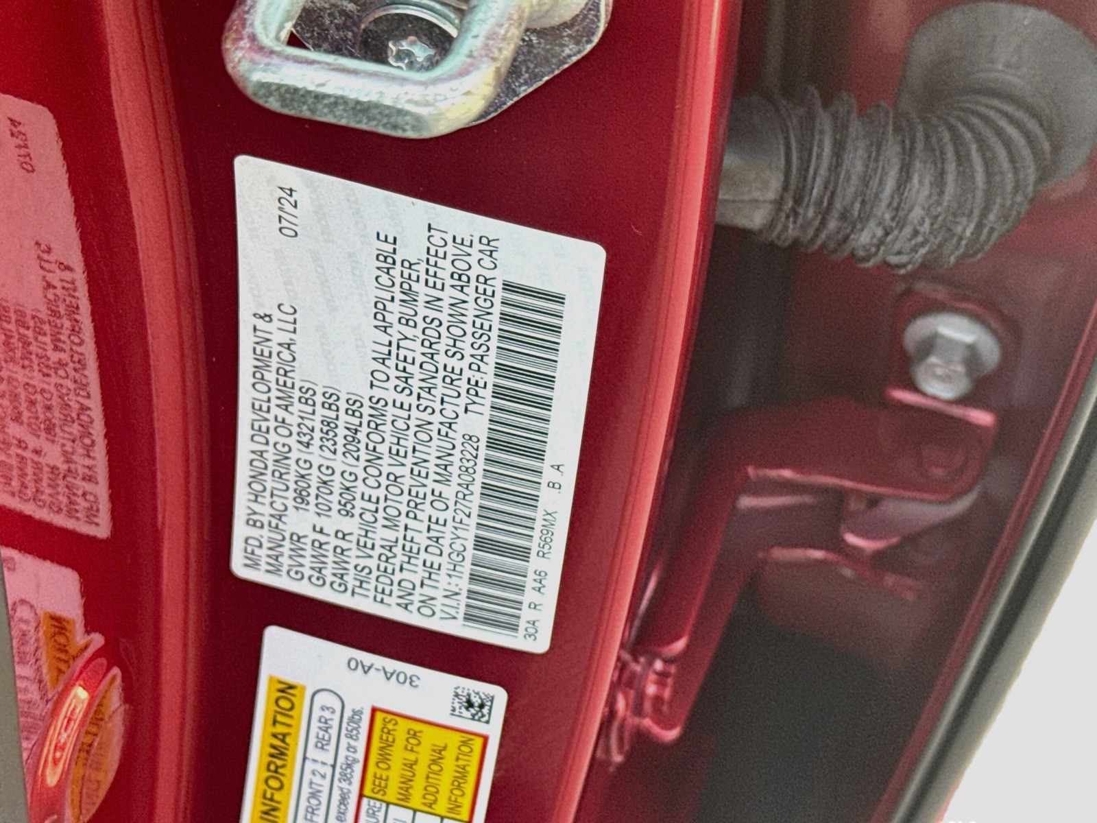 2024 Honda Accord LX - Photo 36