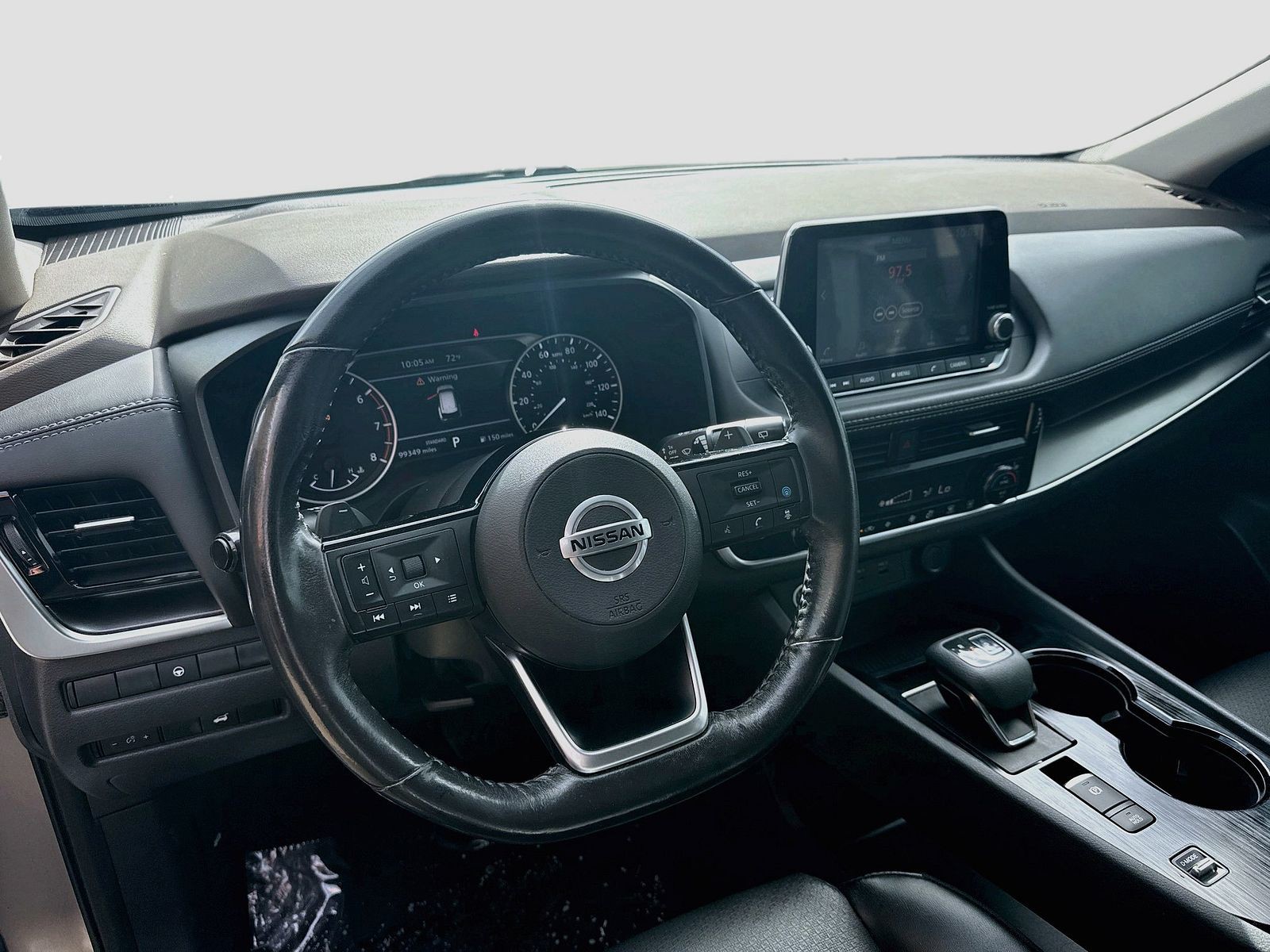 Used 2021 Gun Metallic Nissan SV image 9