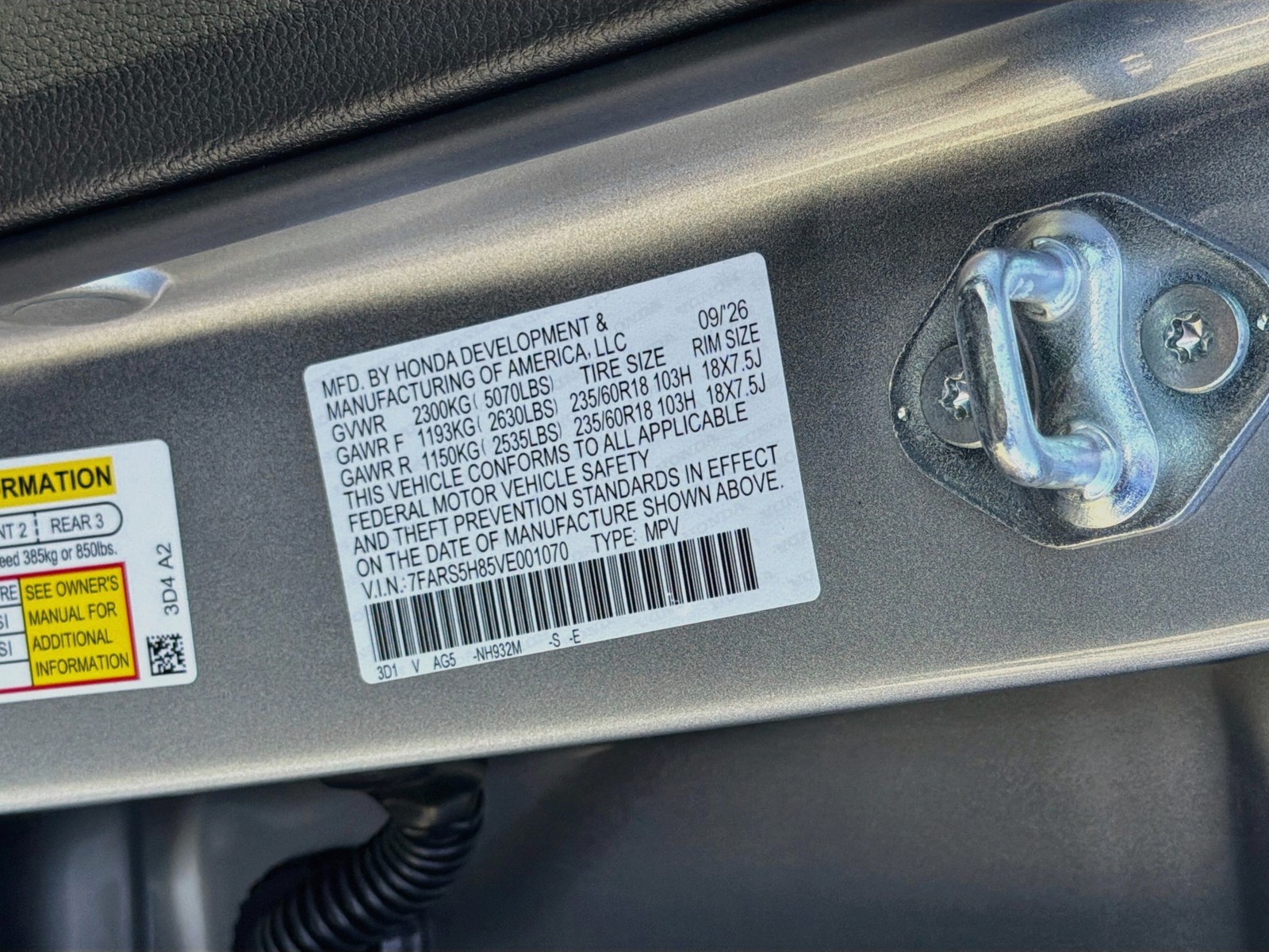 New 2027 Solar Silver Metallic Honda Sport-L image 29