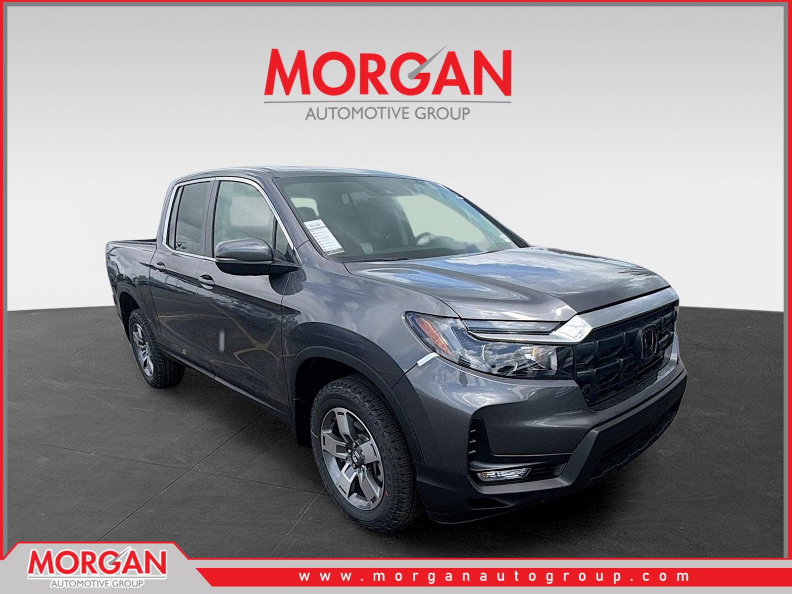 2026 Honda Ridgeline RTL in Modern Steel Metallic — front three-quarter view