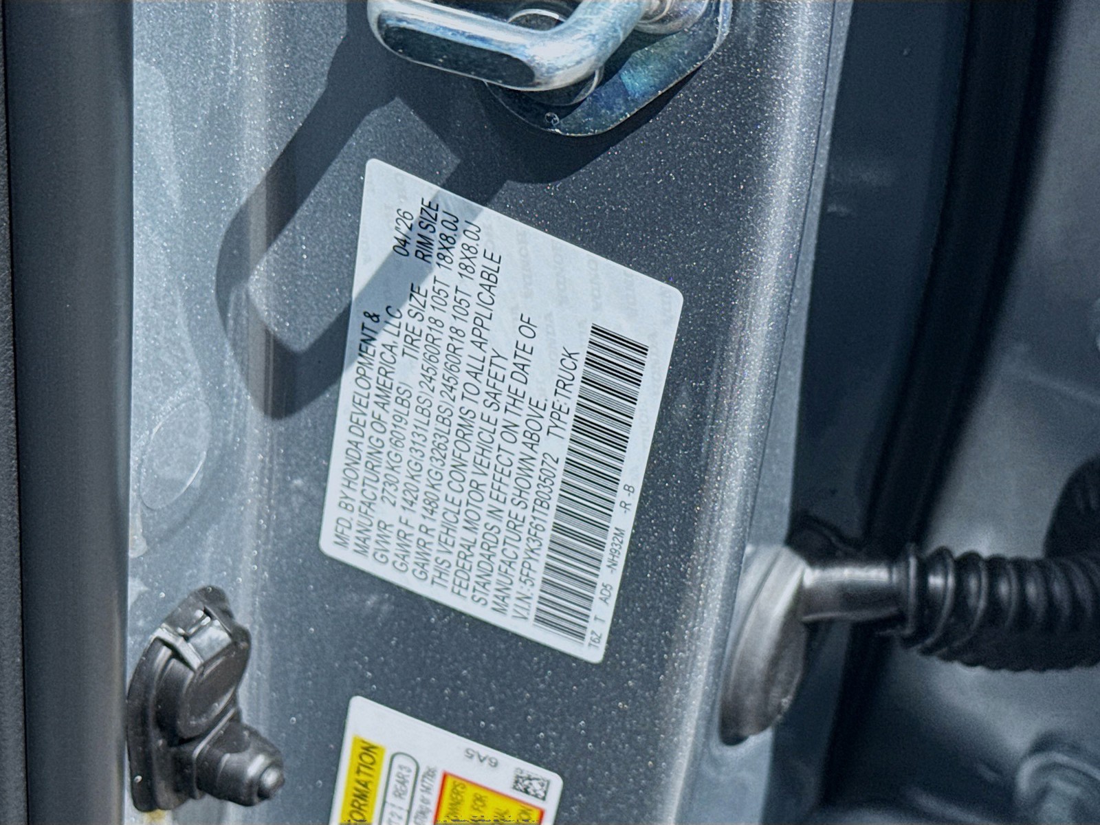 New 2026 Solar Silver Metallic Honda TrailSport image 28