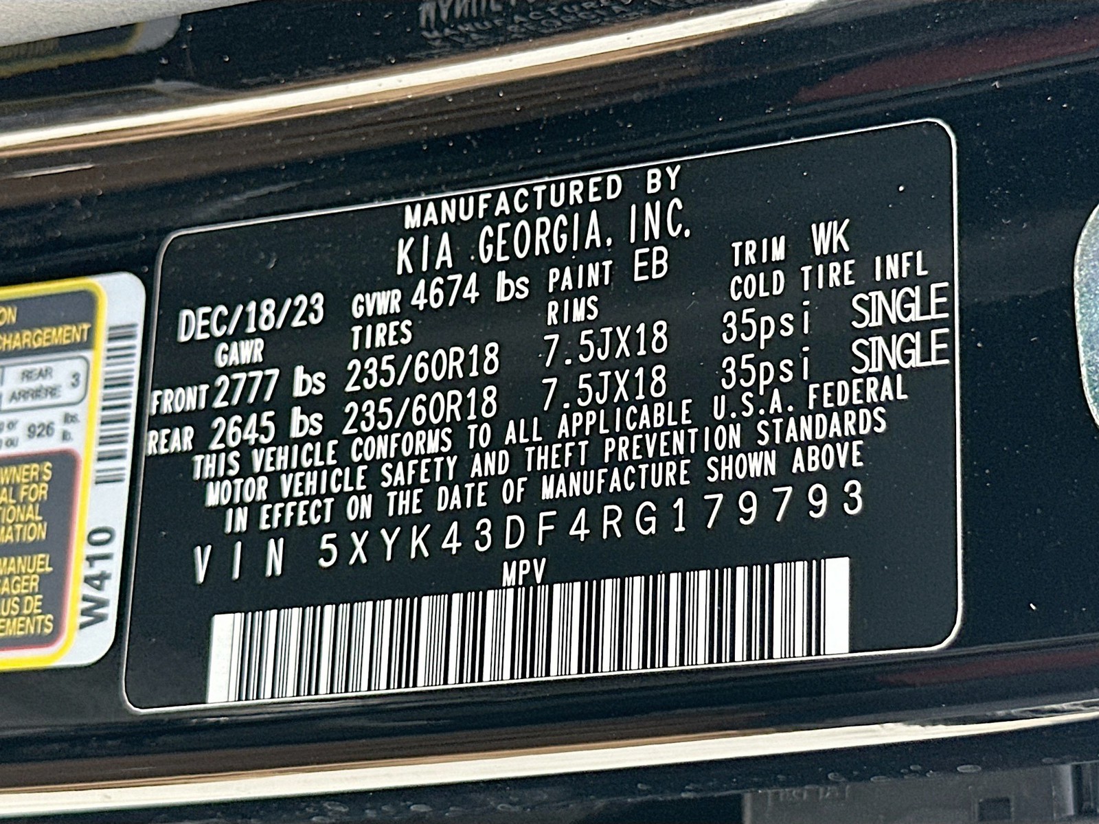 Used 2024 Black Kia SX image 36