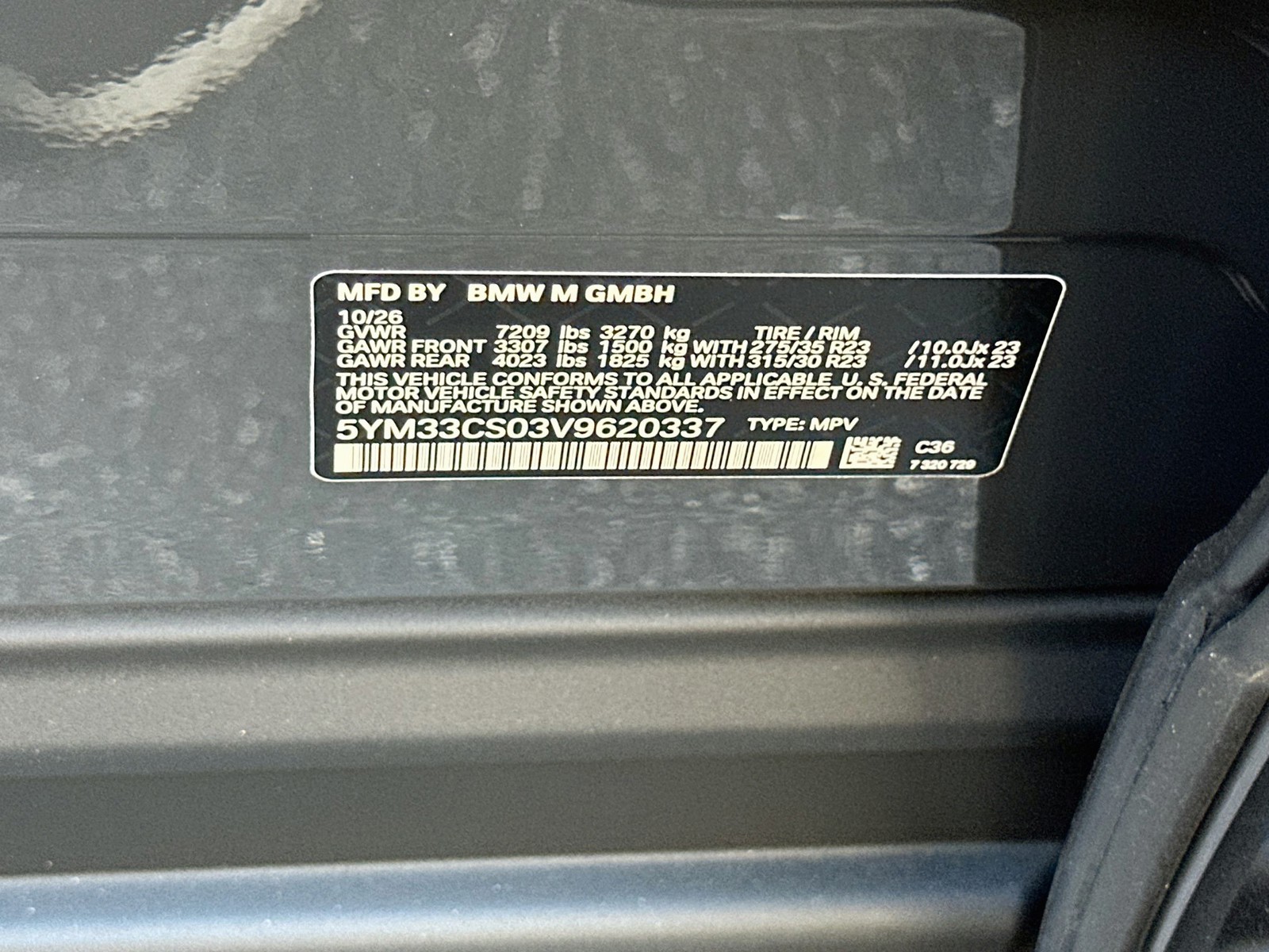 New 2027 Gray BMW Label image 23