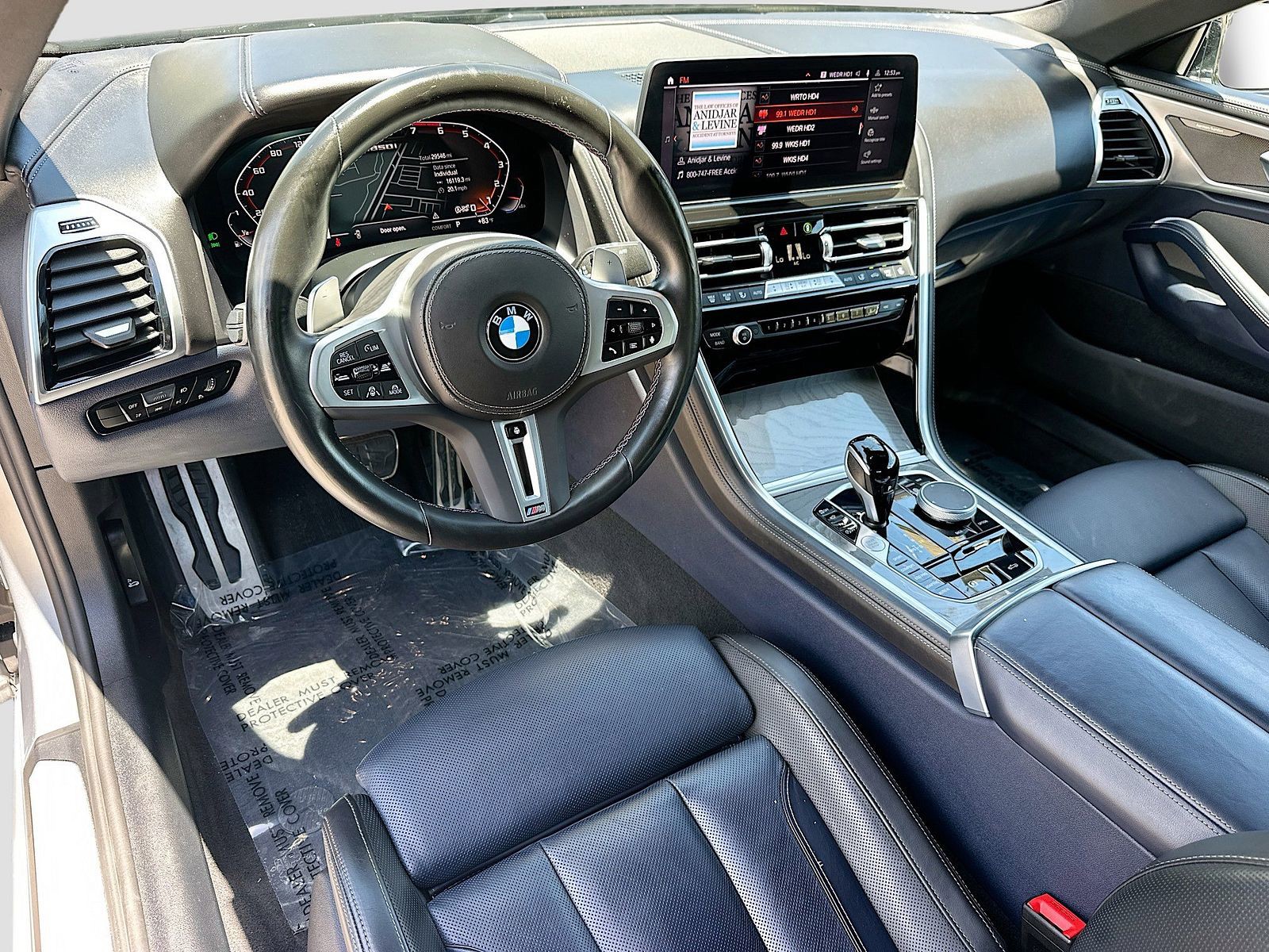 Used 2023 Frozen Pure Grey Metallic BMW M850i xDrive image 9