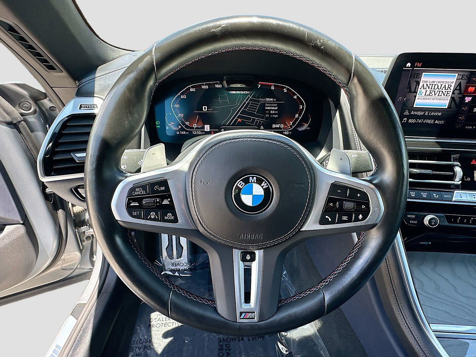 Used 2023 Frozen Pure Grey Metallic BMW M850i xDrive image 10