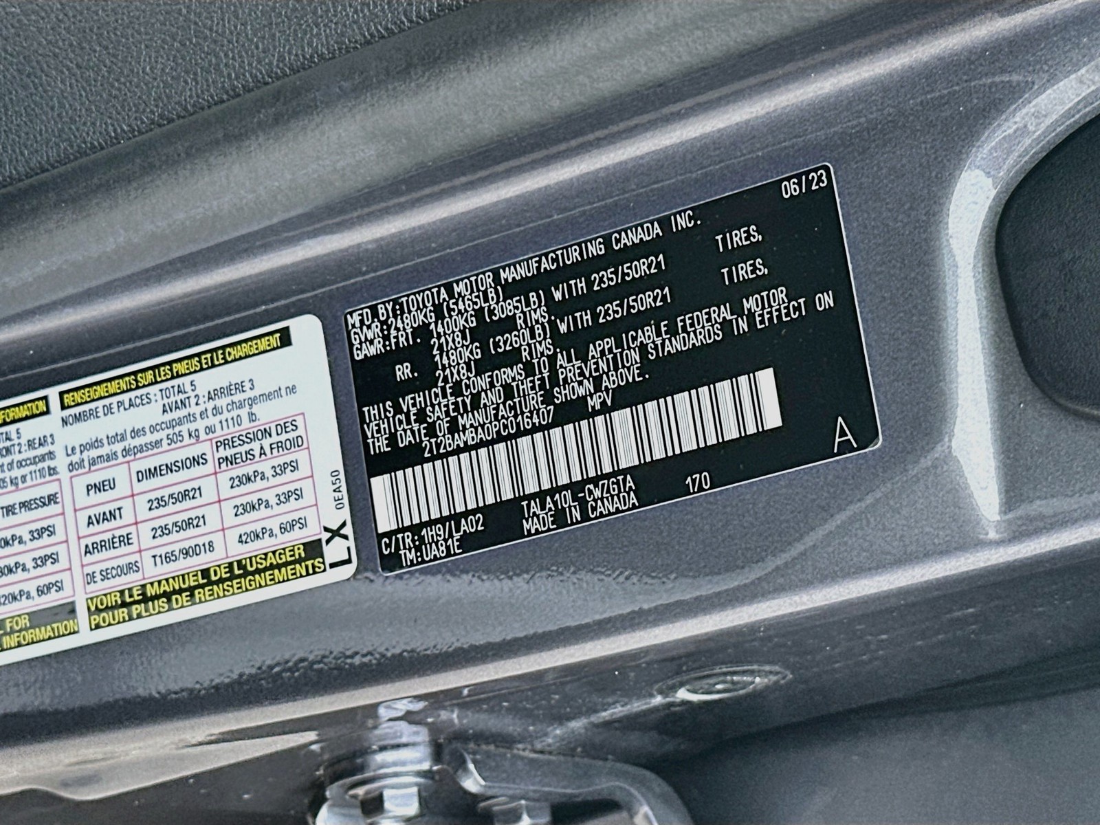 Used 2023 Gray Pearl Lexus RX 350 Luxury image 37