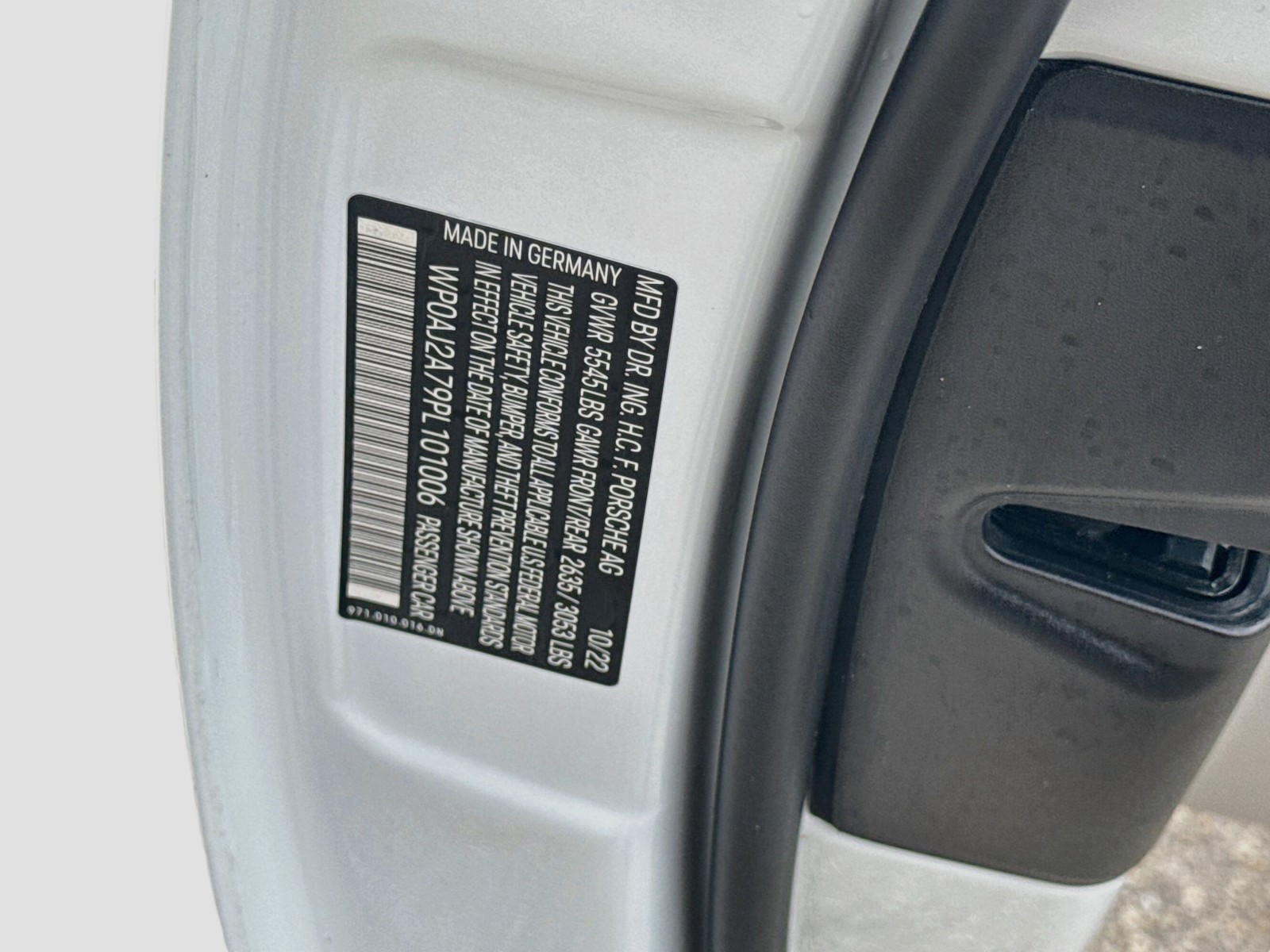 Used 2023 White Porsche 4 image 38
