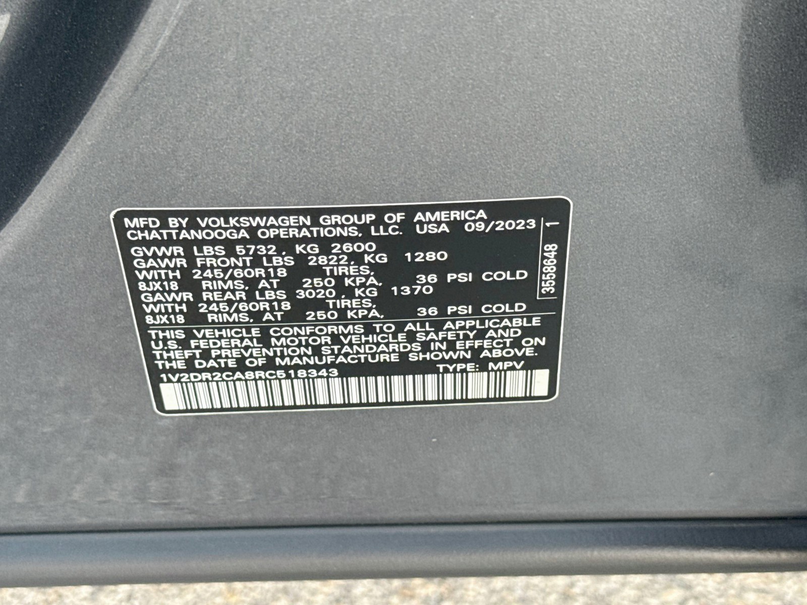 Certified Used 2024 Gray Volkswagen 2.0T SE image 37