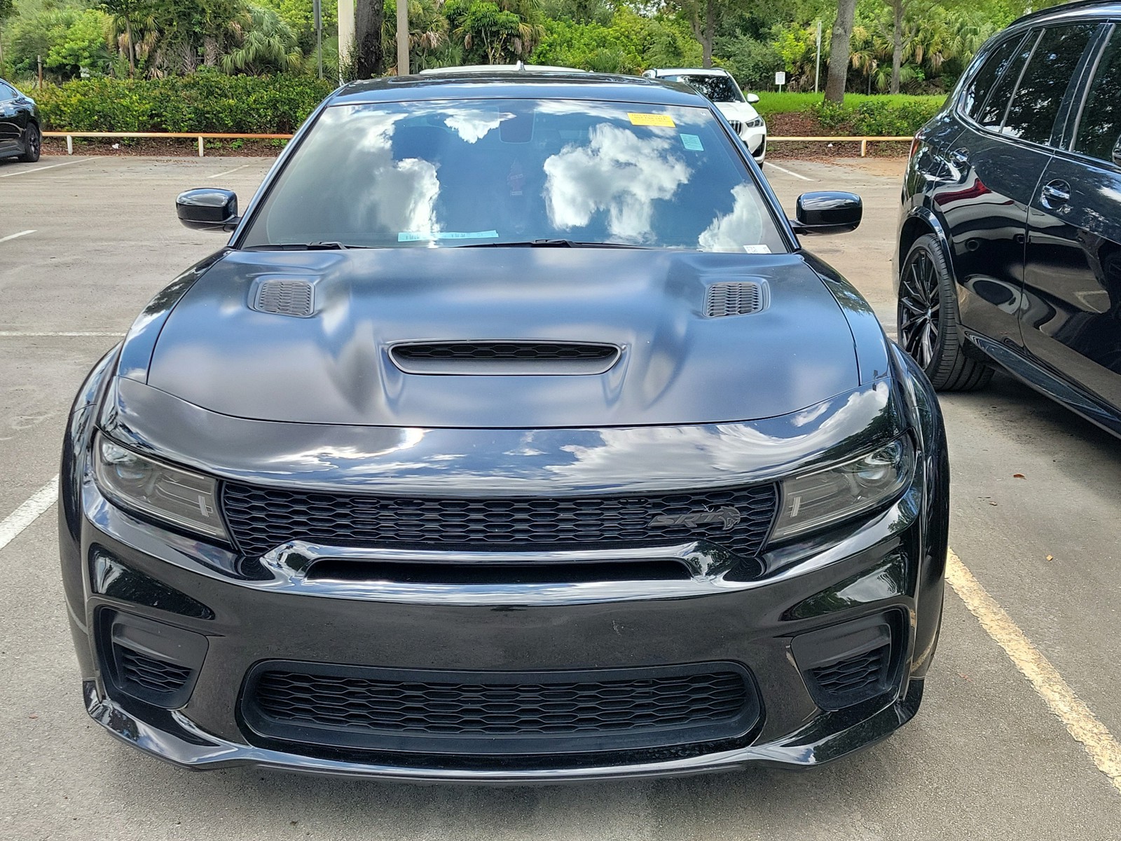 Used 2023 Pitch Black Clearcoat Dodge SRT Hellcat Redeye Wide Jailbreak image 2