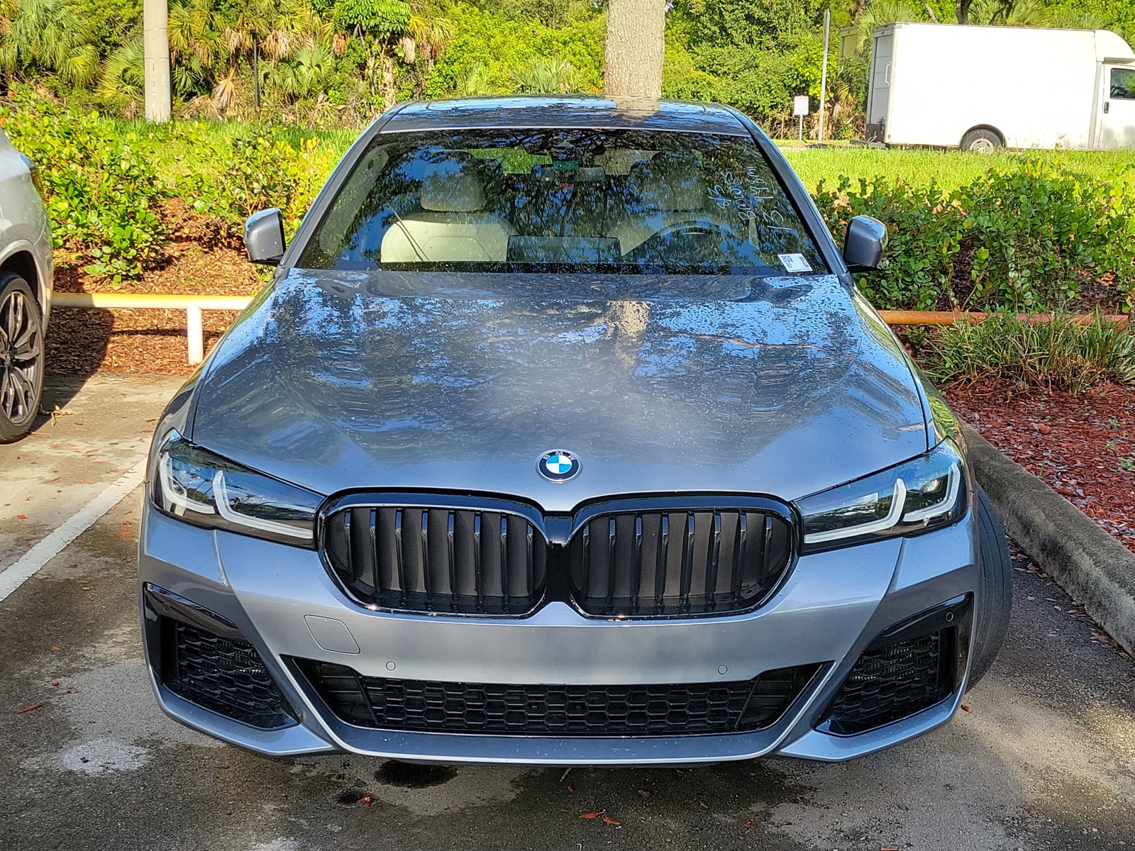 Certified Used 2023 Skyscraper Gray Metallic BMW 540i image 2