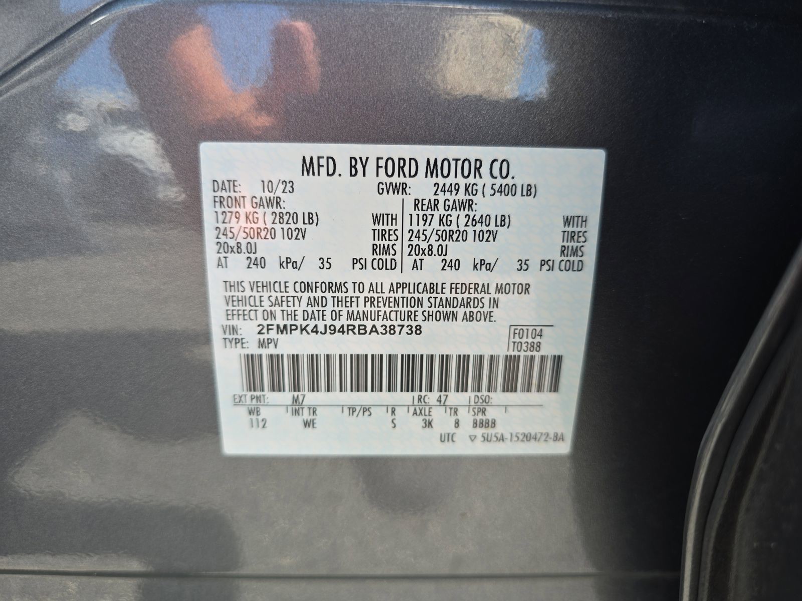 Used 2024 Gray Ford ST Line image 30