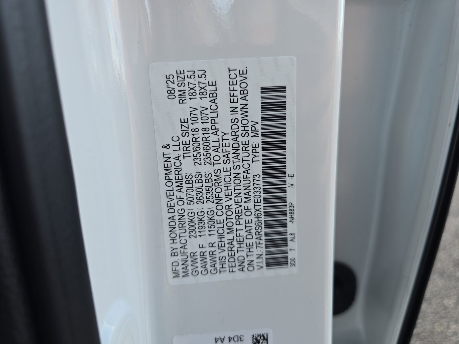 Certified Used 2026 White Honda TrailSport image 32