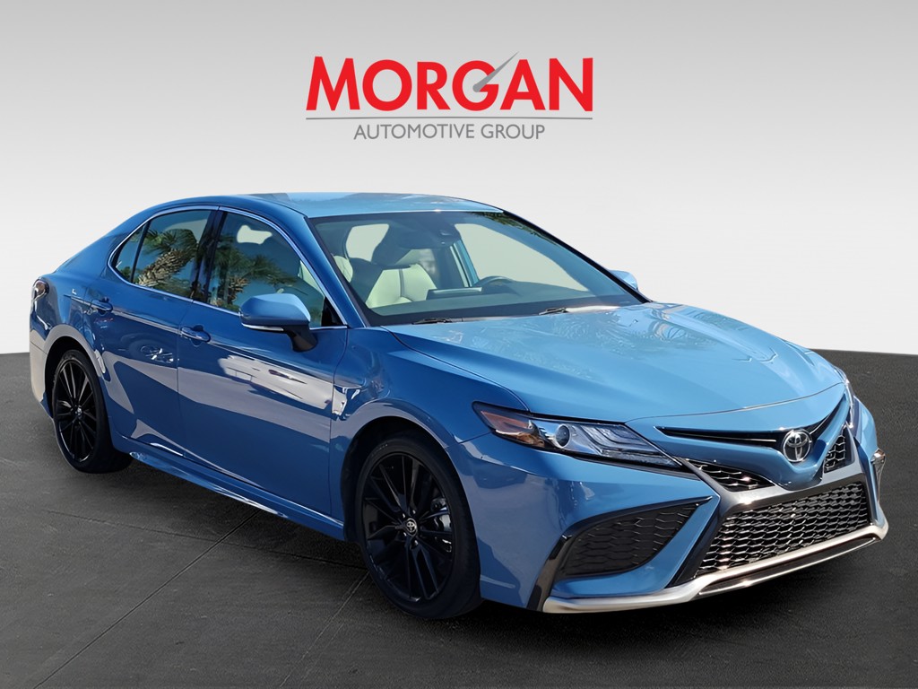 Used 2024 Blue Toyota XSE image 3
