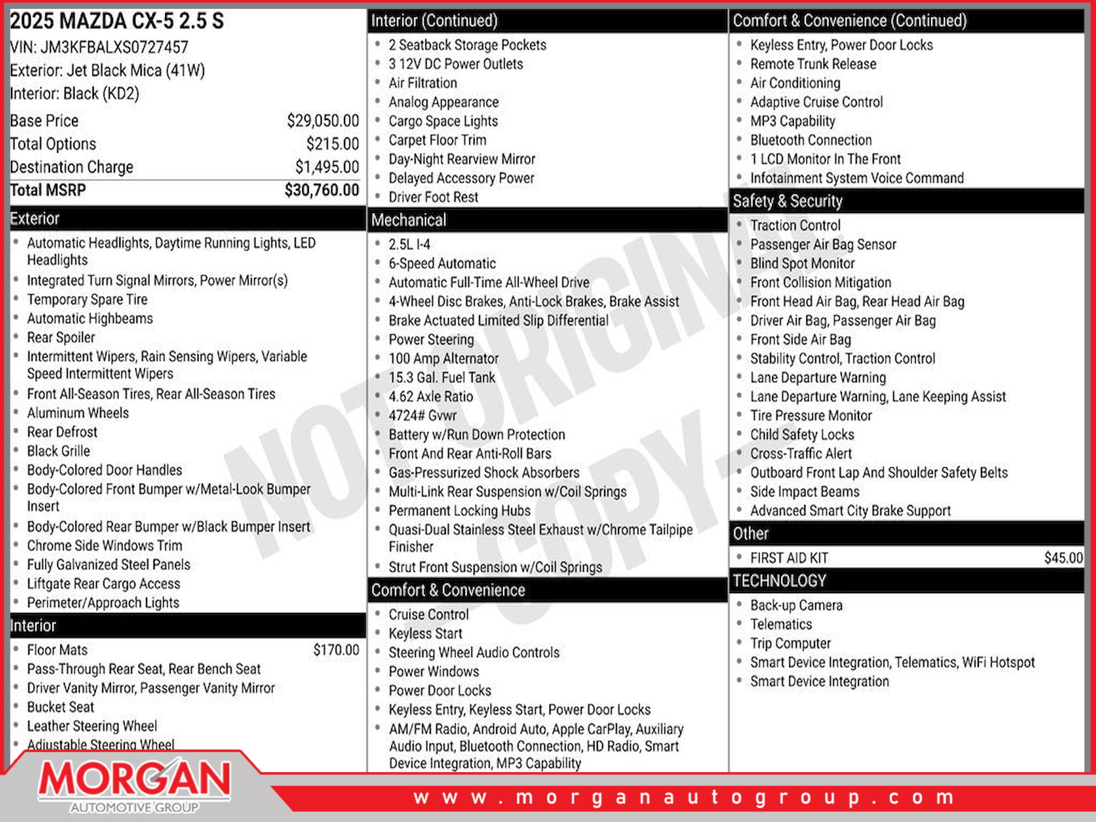 2025 Mazda CX-5 S Auto AWD's photo