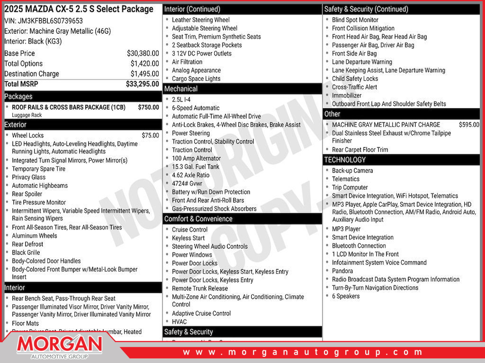 Certified Pre-Owned 2025 Mazda CX-5 2.5 S Select Package 4D Sport