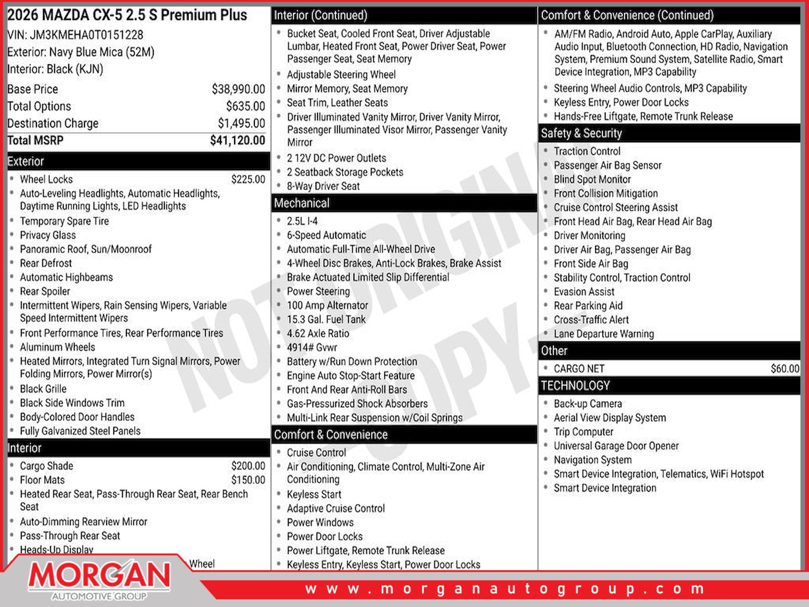 New 2026 Mazda CX-5 2.5 S Premium Plus 4D Sport Utility in