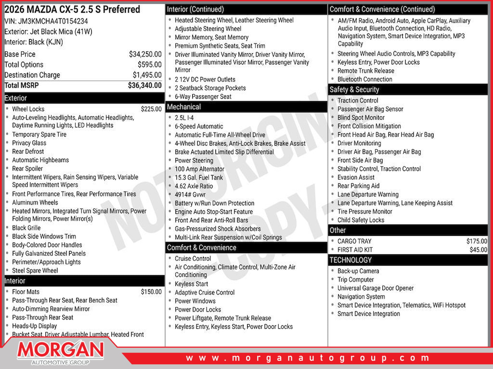 ＊mashページ New 2026 Mazda CX-5 2.5 S Preferred 4D Sport Utility in #0154234