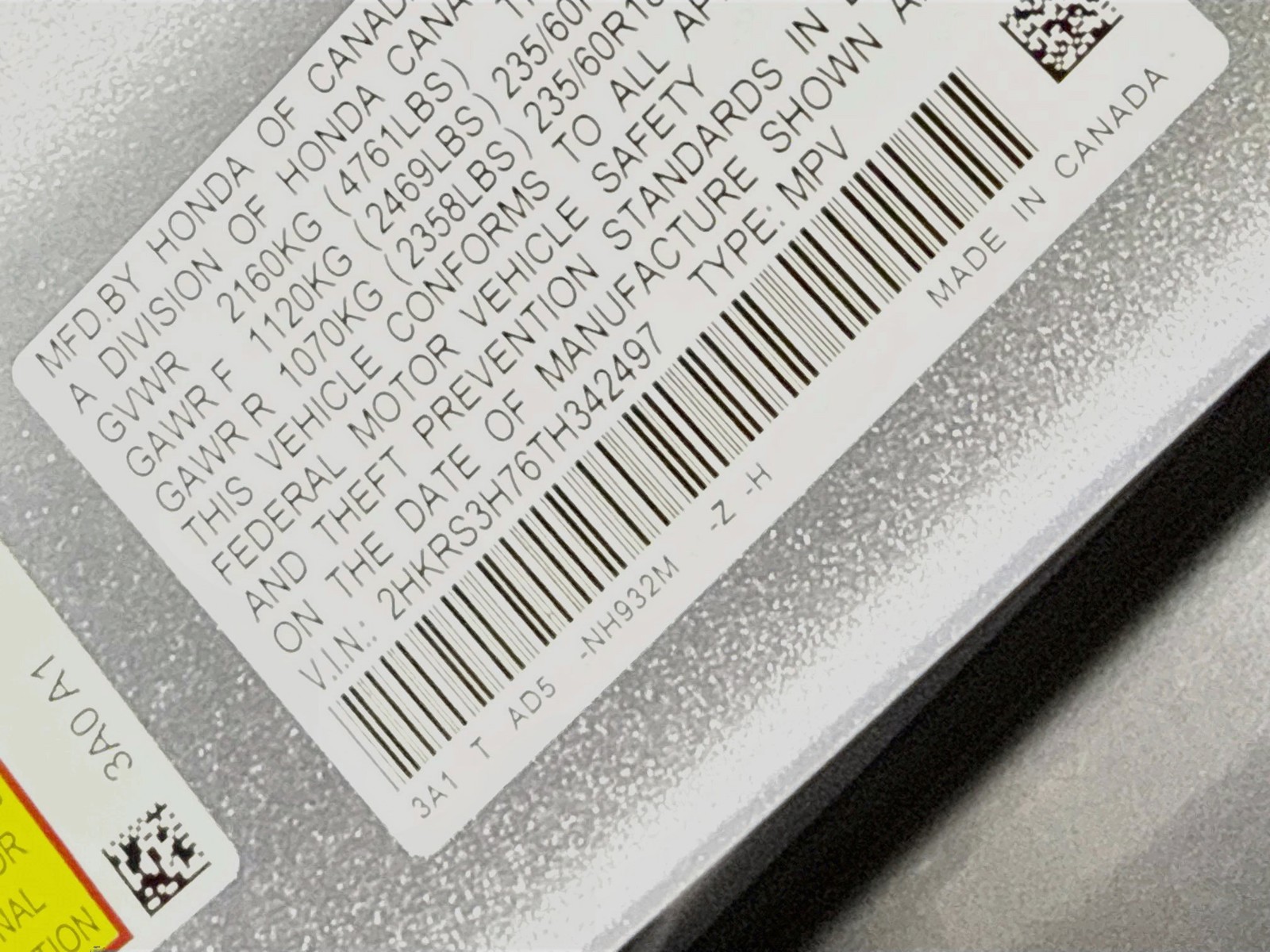 New 2026 Solar Silver Metallic Honda EX-L image 34