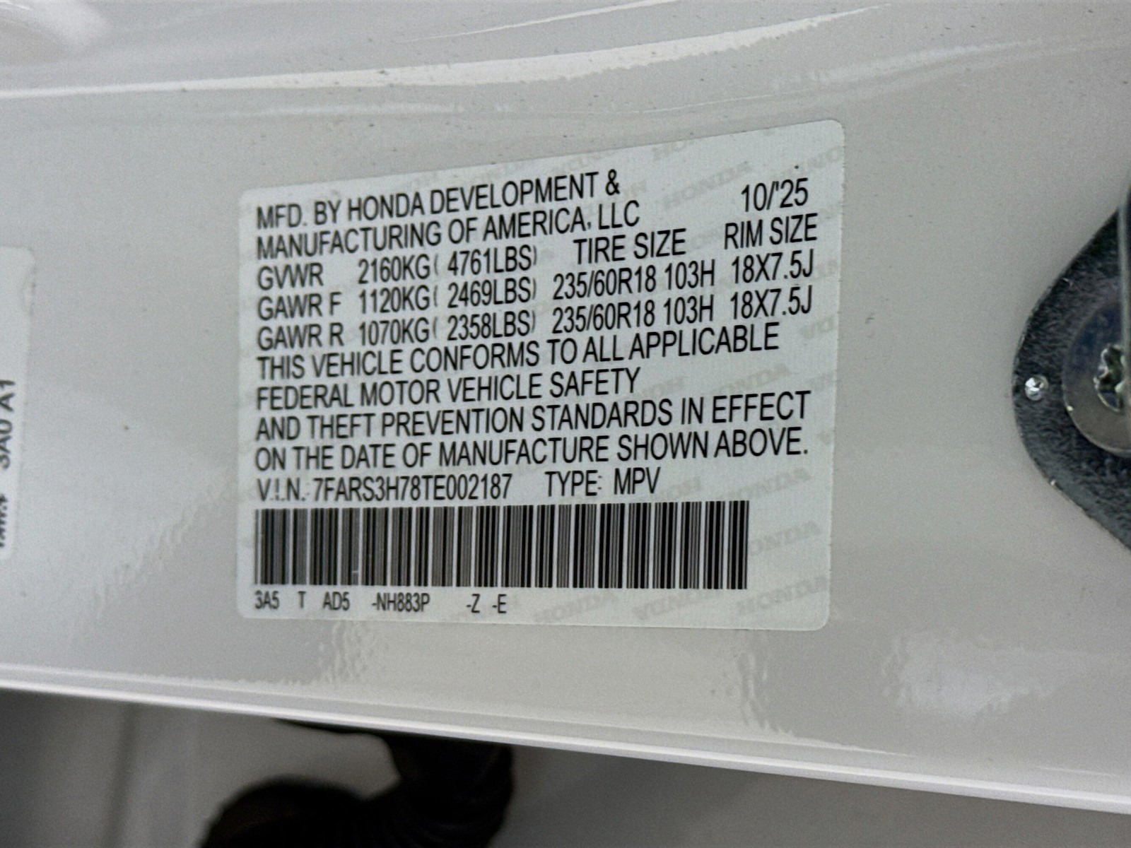 Certified Used 2026 White Honda EX-L image 35