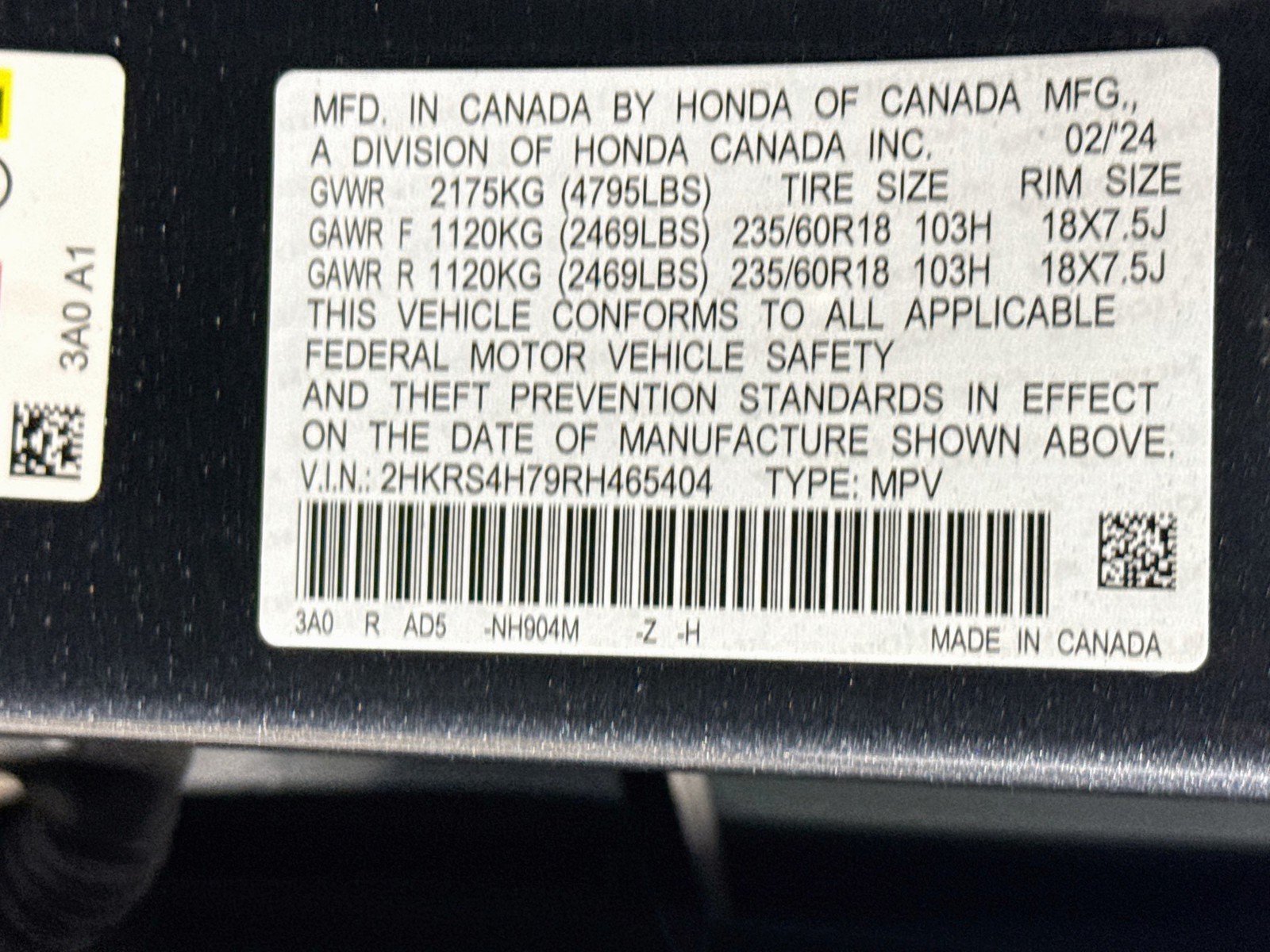 Certified Used 2024 Gray Honda EX-L image 35