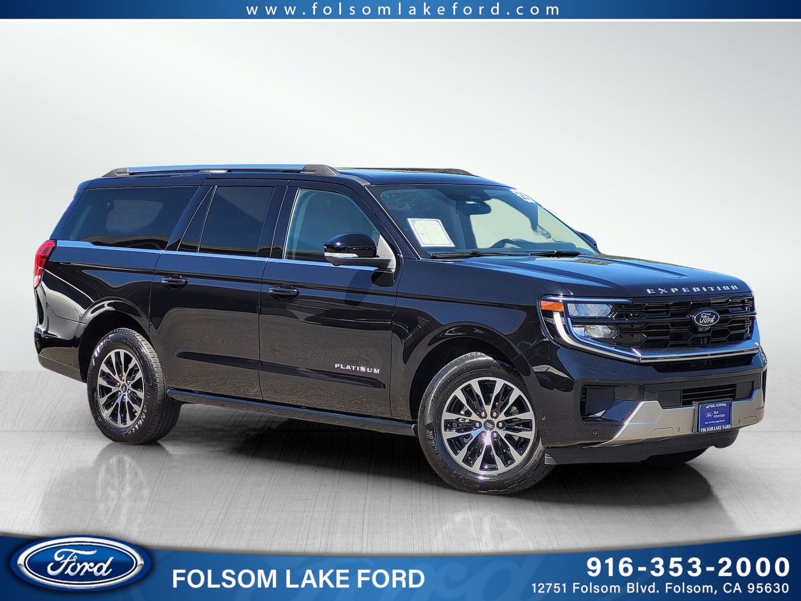 Black Metallic 2025 Ford Expedition SUV / Crossover Four-Wheel Drive Automatic