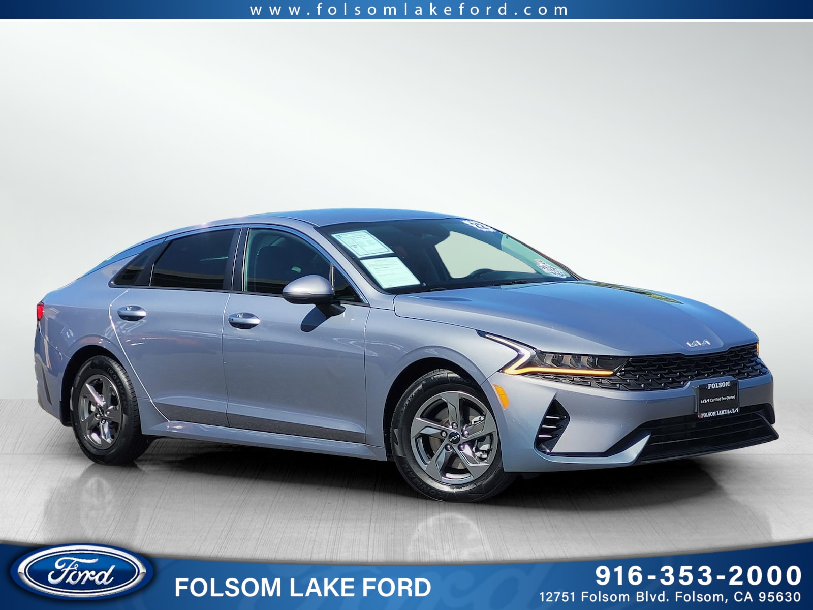 Everlasting Silver 2022 Kia K5 LXS FWD Sedan Front-Wheel Drive Automatic